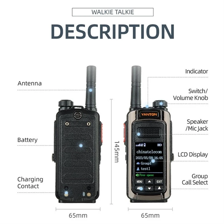 Rugged Poc Walkie Talkie
